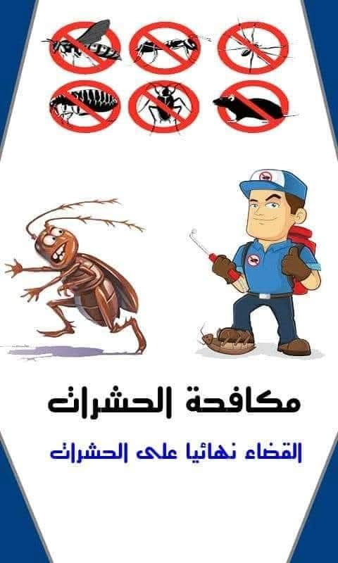 شركه رش الصراصير مكافحة شامله جميع انواع الحشرات