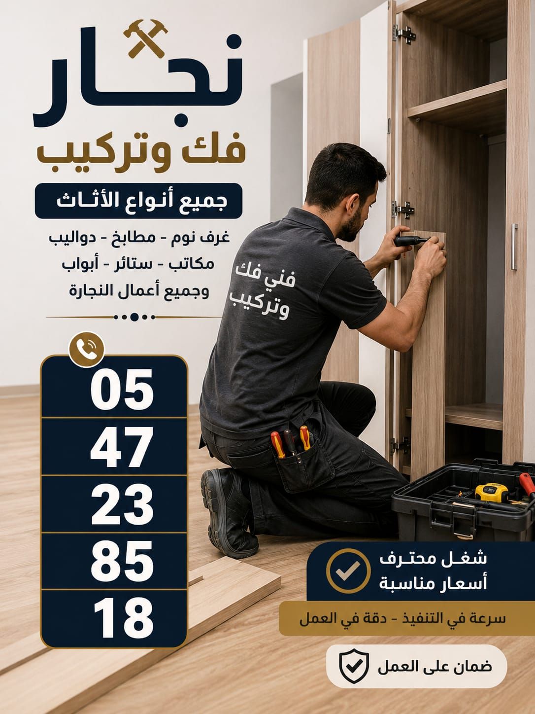 ابو مروان النجار فك وتركيب جميع انواع غرف بجده - Image 10