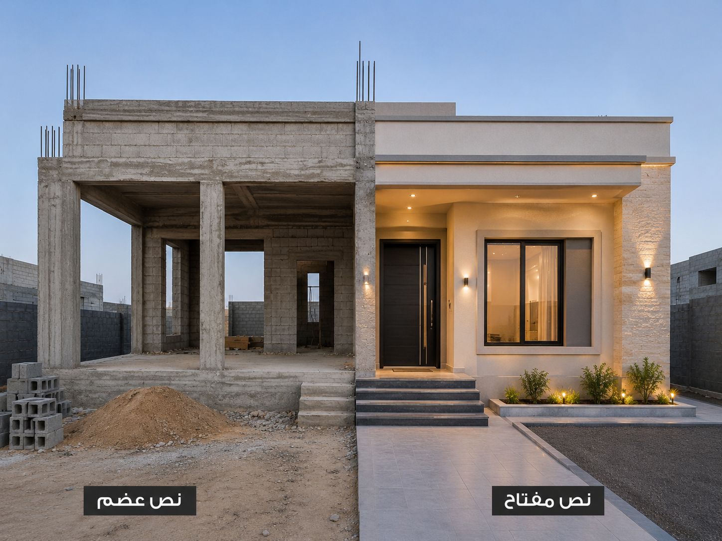 مقاول بناء ملاحق ارتدادات غرف شاليهات مستودعات سيبات وترميم - Image 6