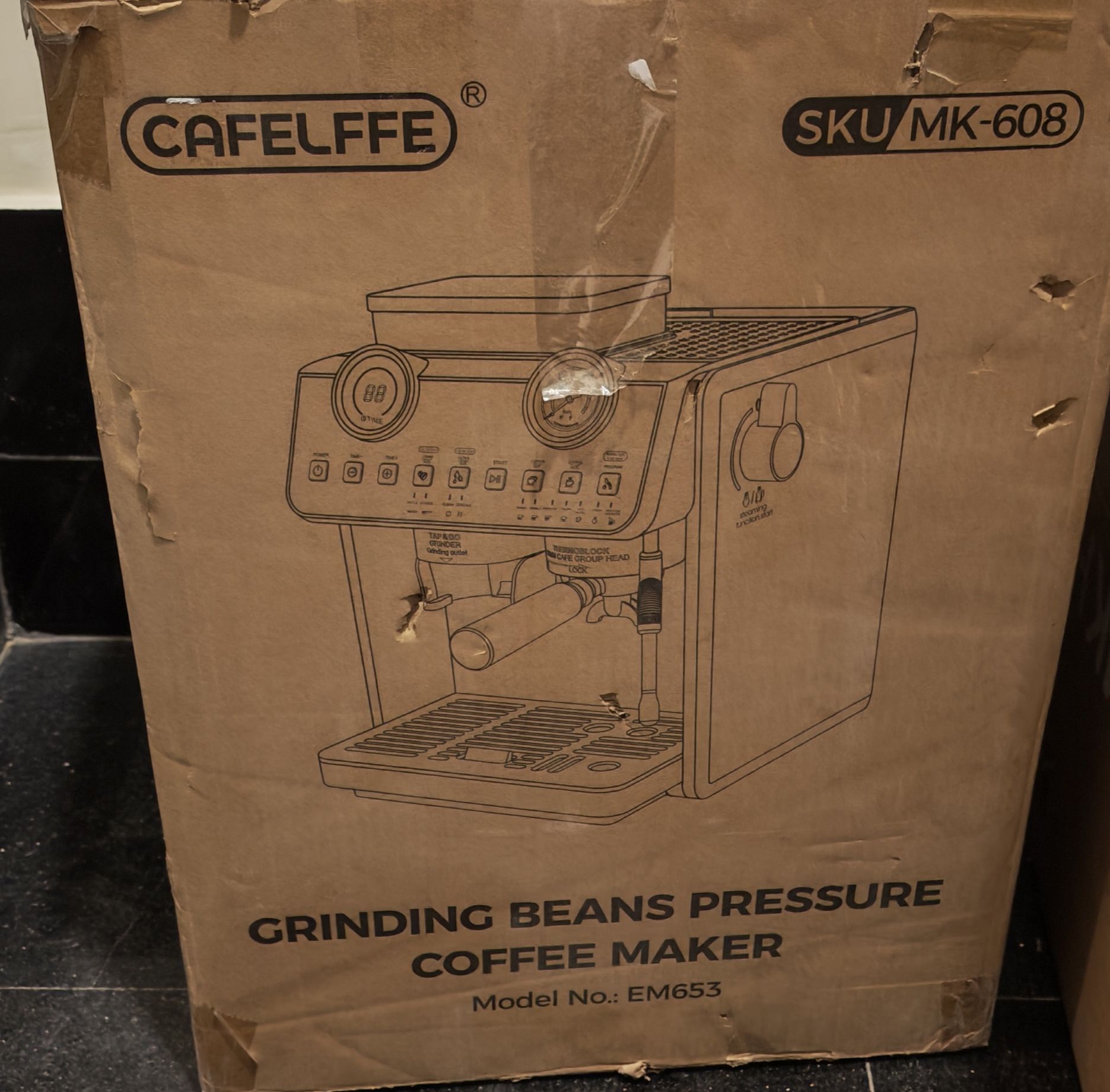 ماكينة صنع القهوة Cafelffe EM653 - Image 2