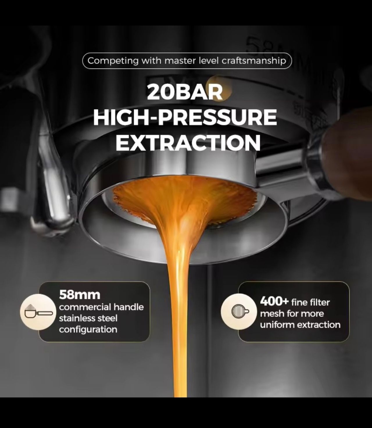 ماكينة صنع القهوة Cafelffe EM653 - Image 5