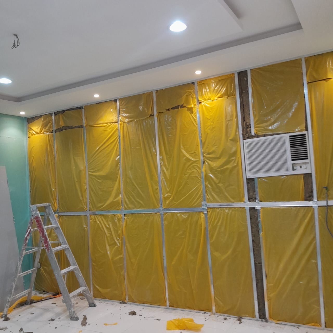 عازل صوت جبس بورد أعمال الدهانات وجميع أنواع الأبوكسي أرضيات