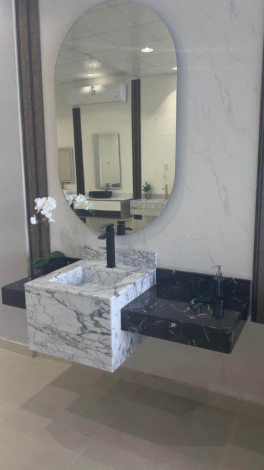 مبلط سيرميك رخام تفصيل مغاسل الرياض - Image 19