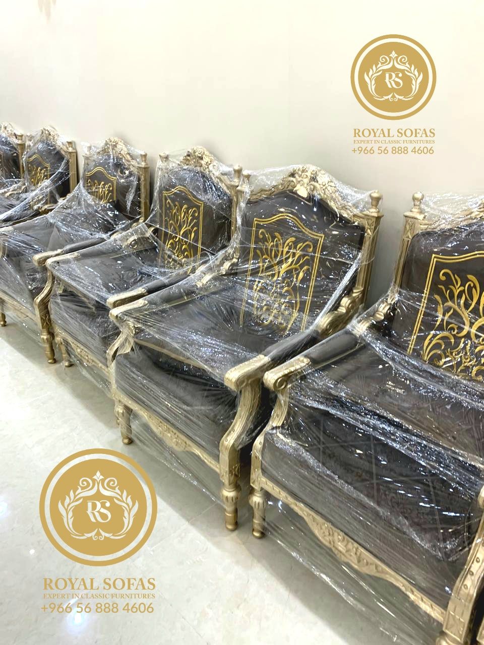تفصيل كافة أنواع اطقم ومجالس الكنب الكلاسيكية الملكية - Image 13