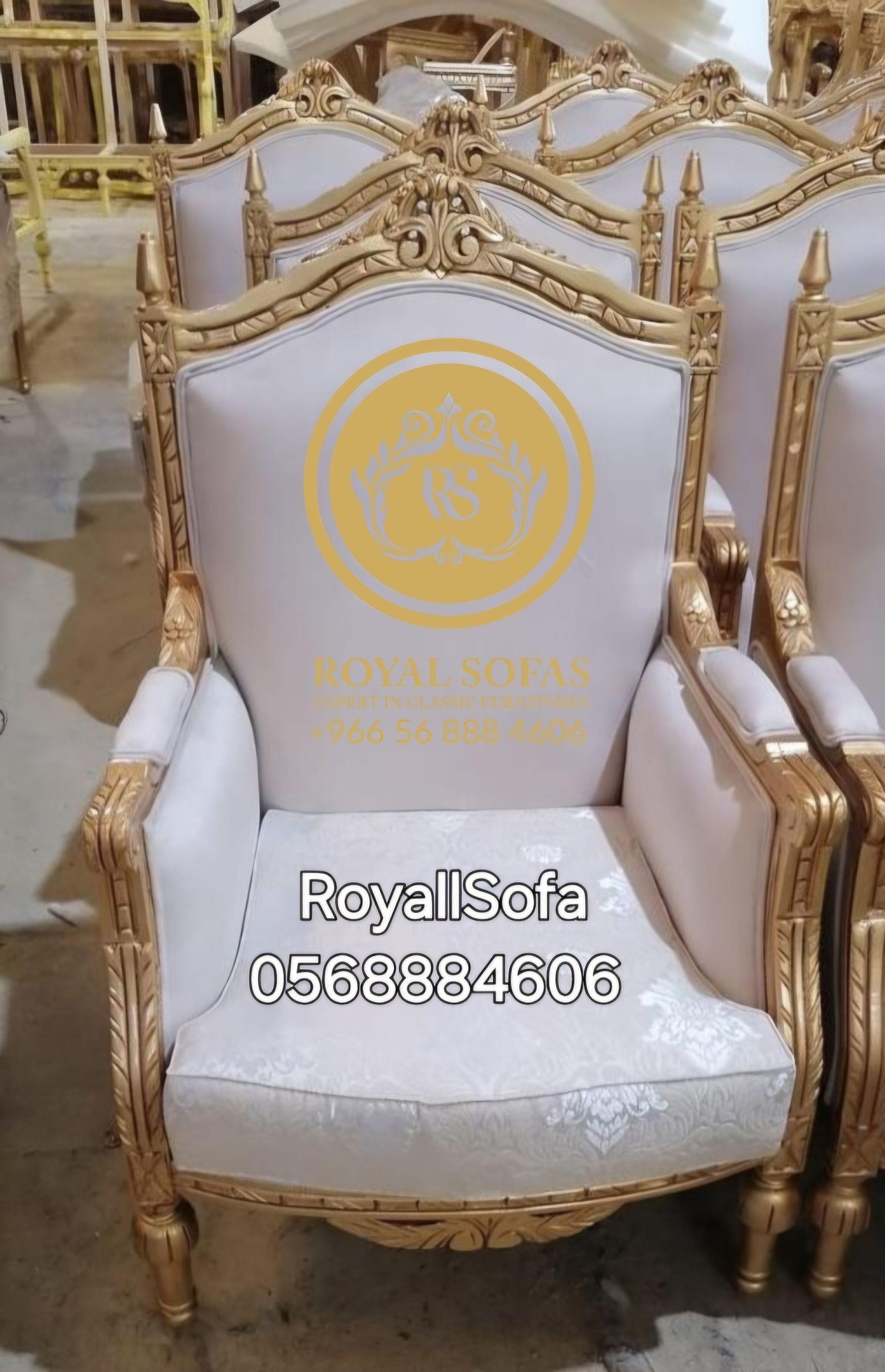 تفصيل كافة أنواع اطقم ومجالس الكنب الكلاسيكية الملكية - Image 16