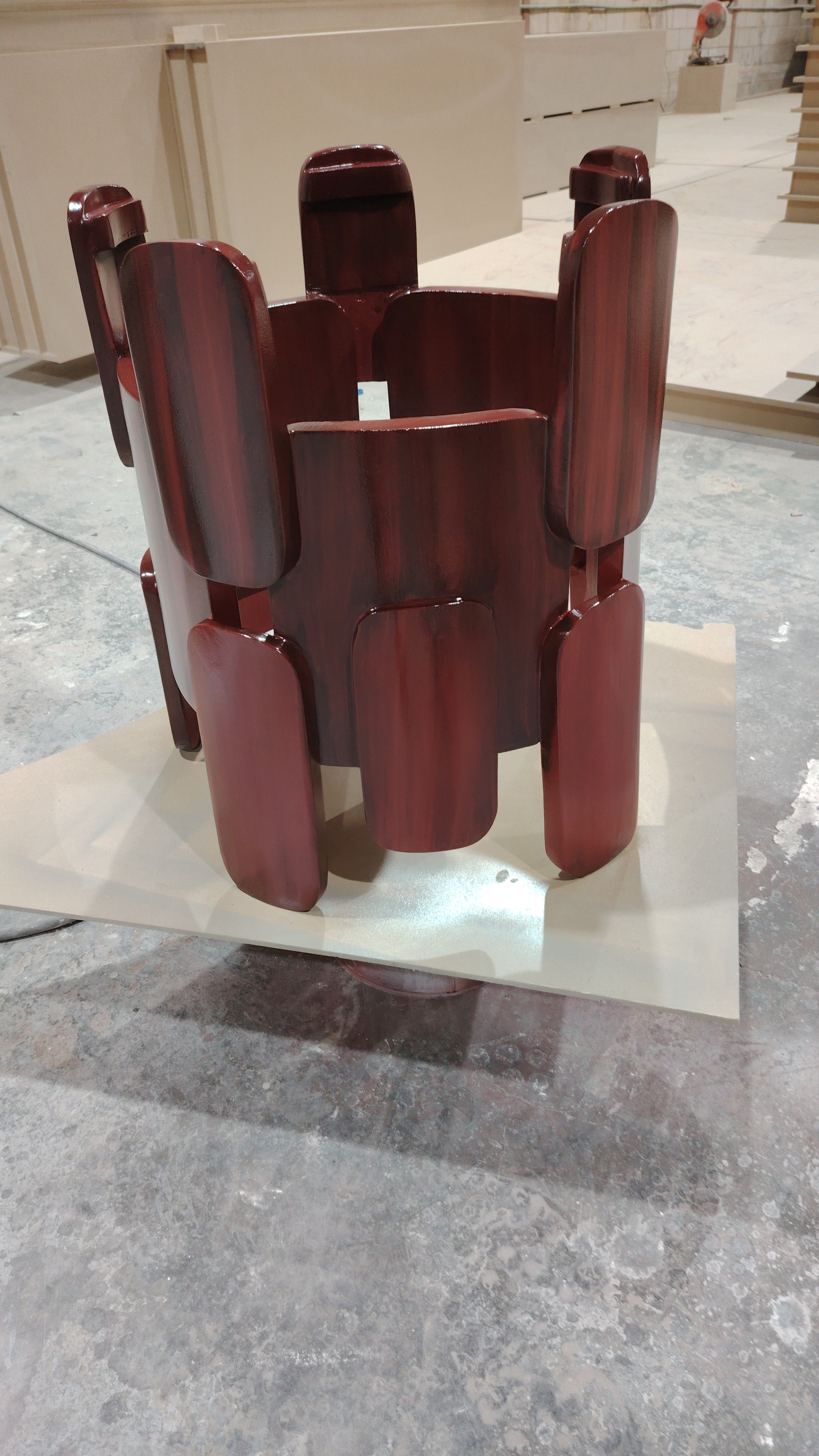 استرجي دهانات اخشاب وحديد تجاليد على الجدار غرفة - Image 16