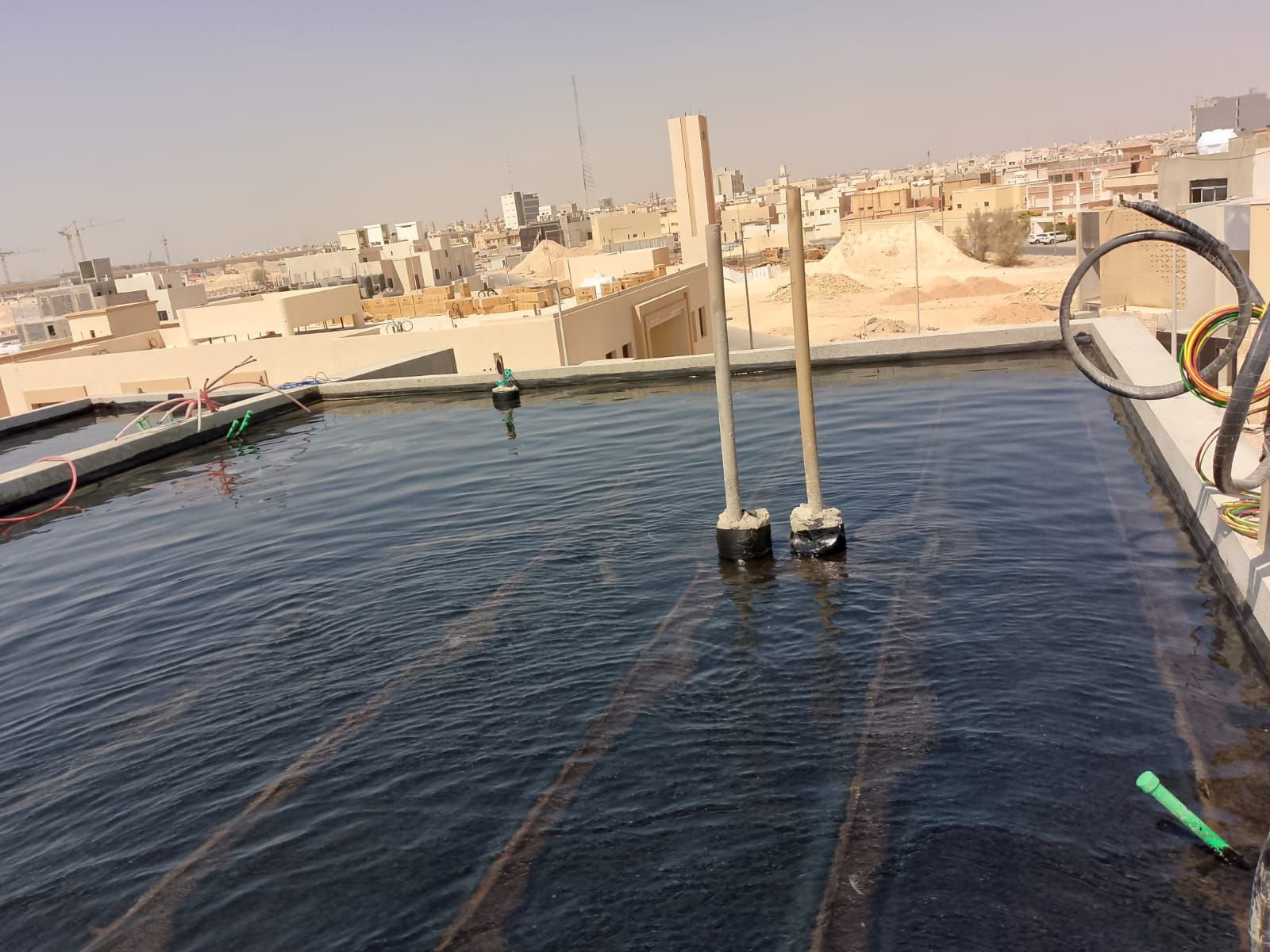 عازل مائي وحراري عزل فوق البلاط عزل دورات المياه