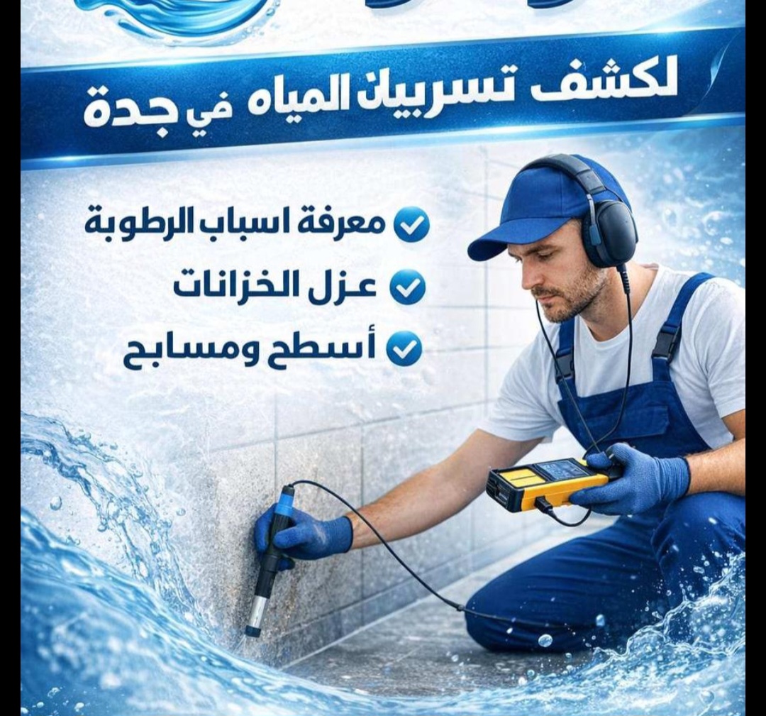 كشف تسريب المياه والعوازل بجده